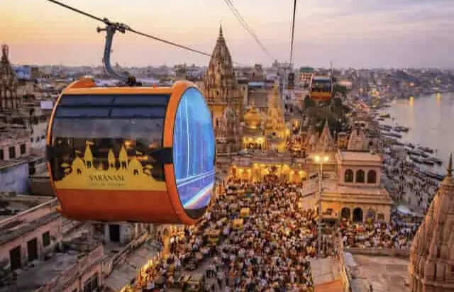 वाराणसी रोपवे सेवा की किराया दरें घोषित, 10 से 50 रुपये में कर सकेंगे सफर