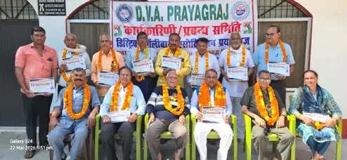 वॉलीबाल एसोसिएशन के कार्यकारिणी समिति की बैठक में कार्यभार ग्रहण