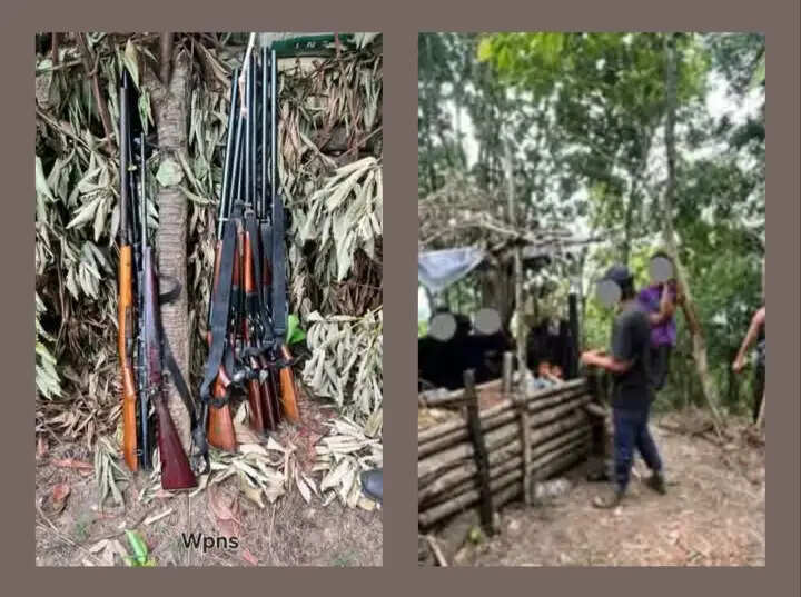 मणिपुर के पहाड़ी क्षेत्र में संयुक्त अभियान, आठ सशस्त्र व्यक्तियों को हिरासत में लेकर किया गया निरस्त्र
