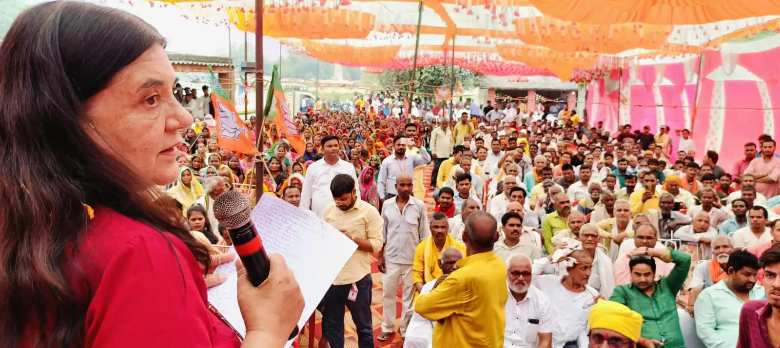 नौवीं जीत इतनी बड़ी हो कि सुलतानपुर की गूंज पूरे देश में पहुंचे : मेनका