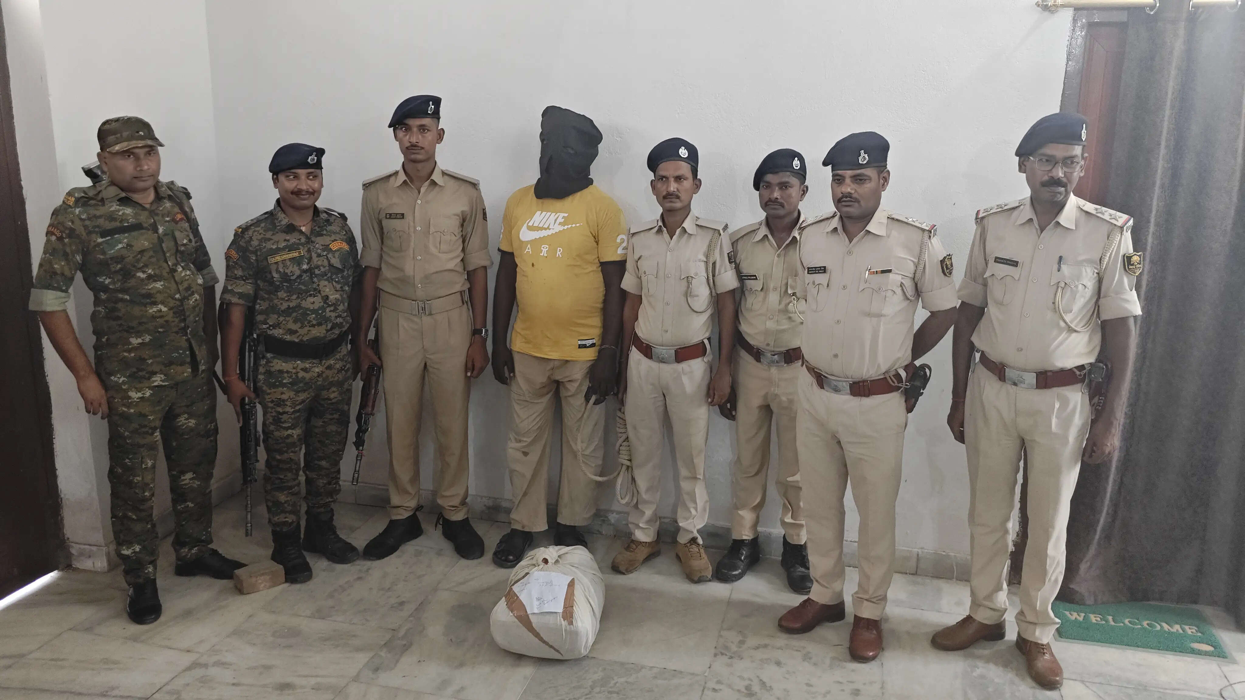 बख्तियापुर पुलिस ने आठ किलो गांजा के साथ एक तस्कर को गिरफ्तार कर भेजा जेल