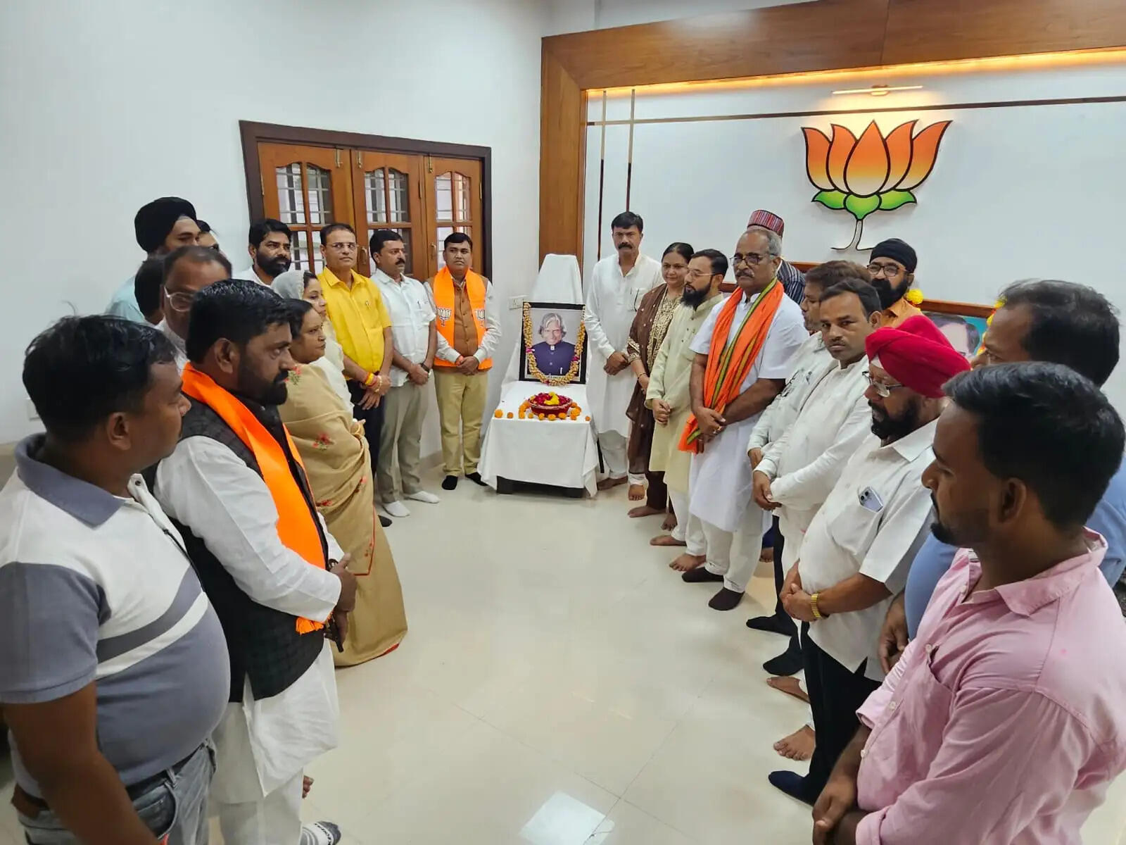 भाजपा अल्पसंख्यक मोर्चा ने भारत रत्न डॉ. कलाम की पुण्यतिथि पर दी भावभीनी श्रद्धांजलि