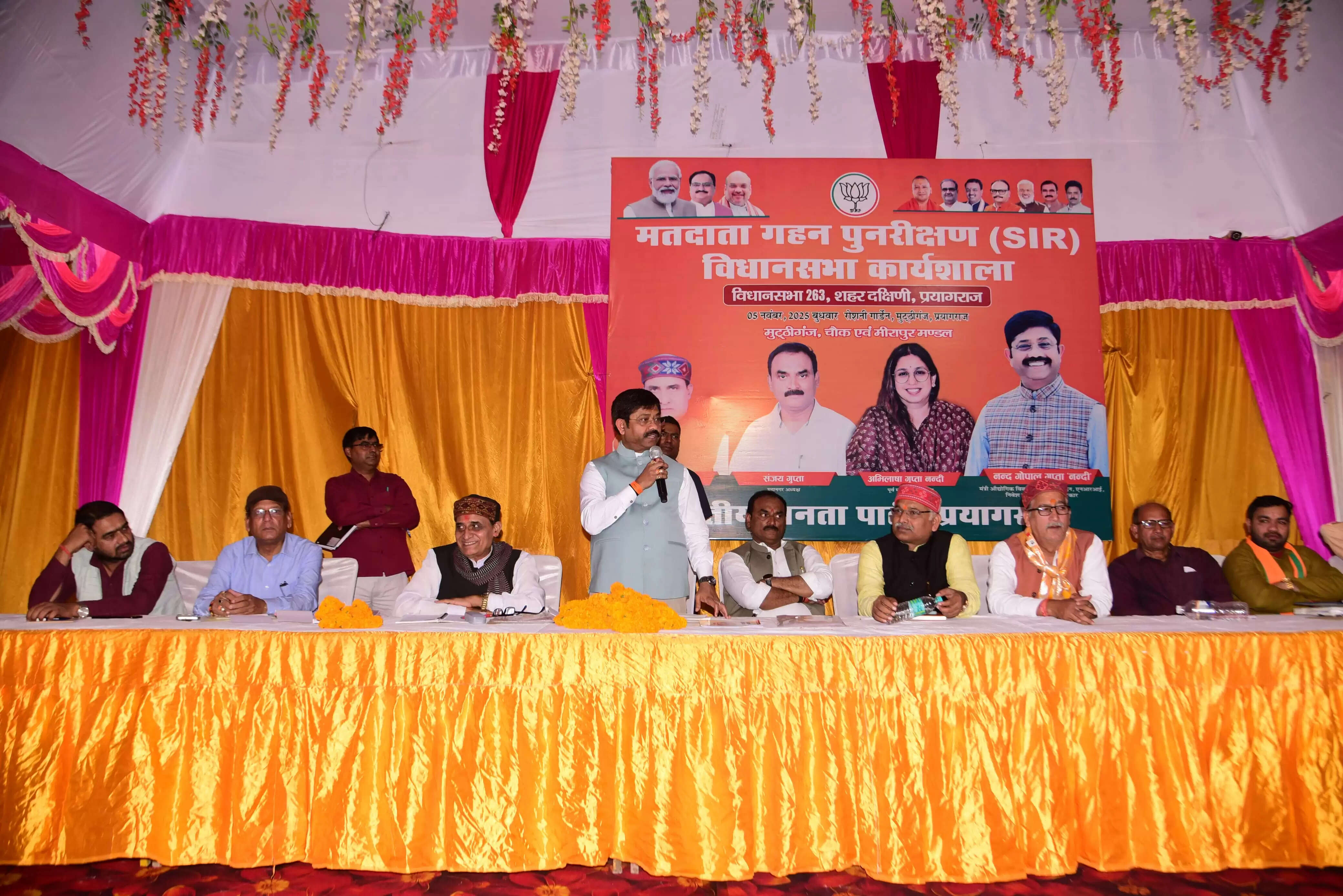 एसआईआर है लोकतंत्र की असली ढाल : मंत्री नन्दी