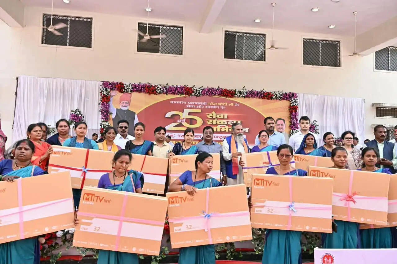 82 आंगनबाड़ी केंद्रों को मिला स्मार्ट टीवी, रोचक होगी नौनिहालों की पढ़ाई