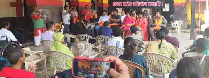 जगदलपुर में मोटराइज्ड व्हीलचेयर वितरण पूर्व 48 दिव्यांगजनों का हुआ परीक्षण