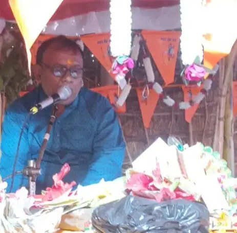 कृष्ण जन्म की कथा में भक्ति रस से सराबोर हुए श्रद्धालु