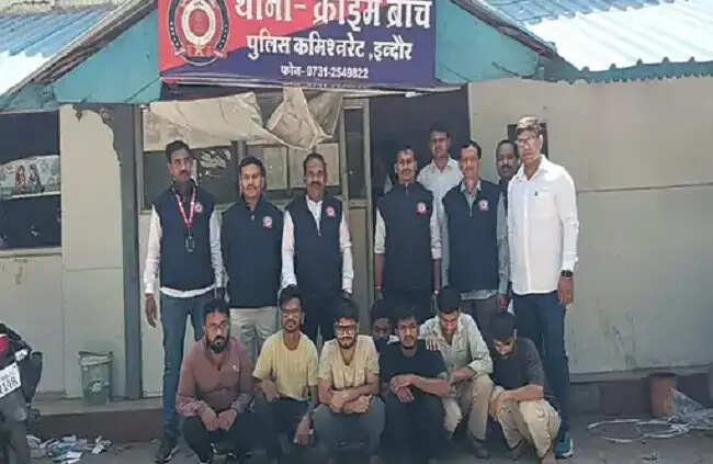 इंदौर में पकड़ाया ऑनलाइन क्रिकेट सट्टा, 7 गिरफ्तार, करोड़ों के लेनदेन का खुलासा