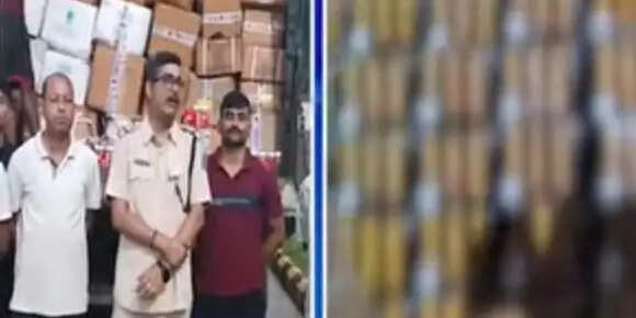 सोनापुर टोलगेट के पास बड़ी मात्रा में शराब जब्त
