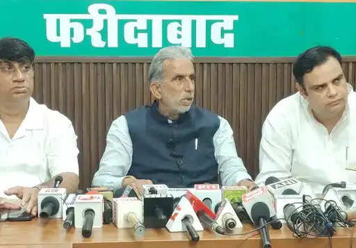 फरीदाबाद : मोदी सरकार के 12 साल देश के इतिहास का स्वर्णिम अध्याय : कृष्णपाल गुर्जर