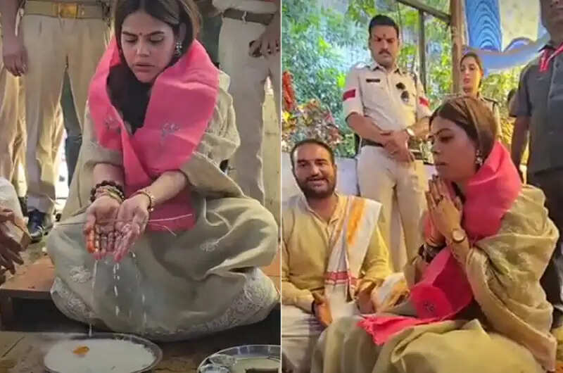 मप्र के उज्जैन में नाजिया खान ने किया पितरों का तर्पण, बोलीं- पाकिस्तान से धमकी मिली, मैं डरने वाली नहीं