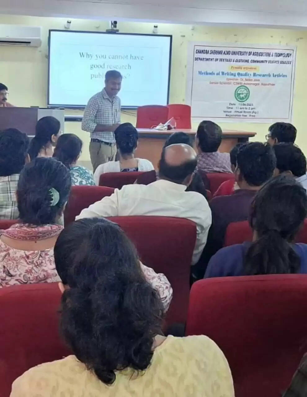 सीएसए में उच्च गुणवत्ता के शोध पत्र लिखने की विधियाें की दी गई जानकारी