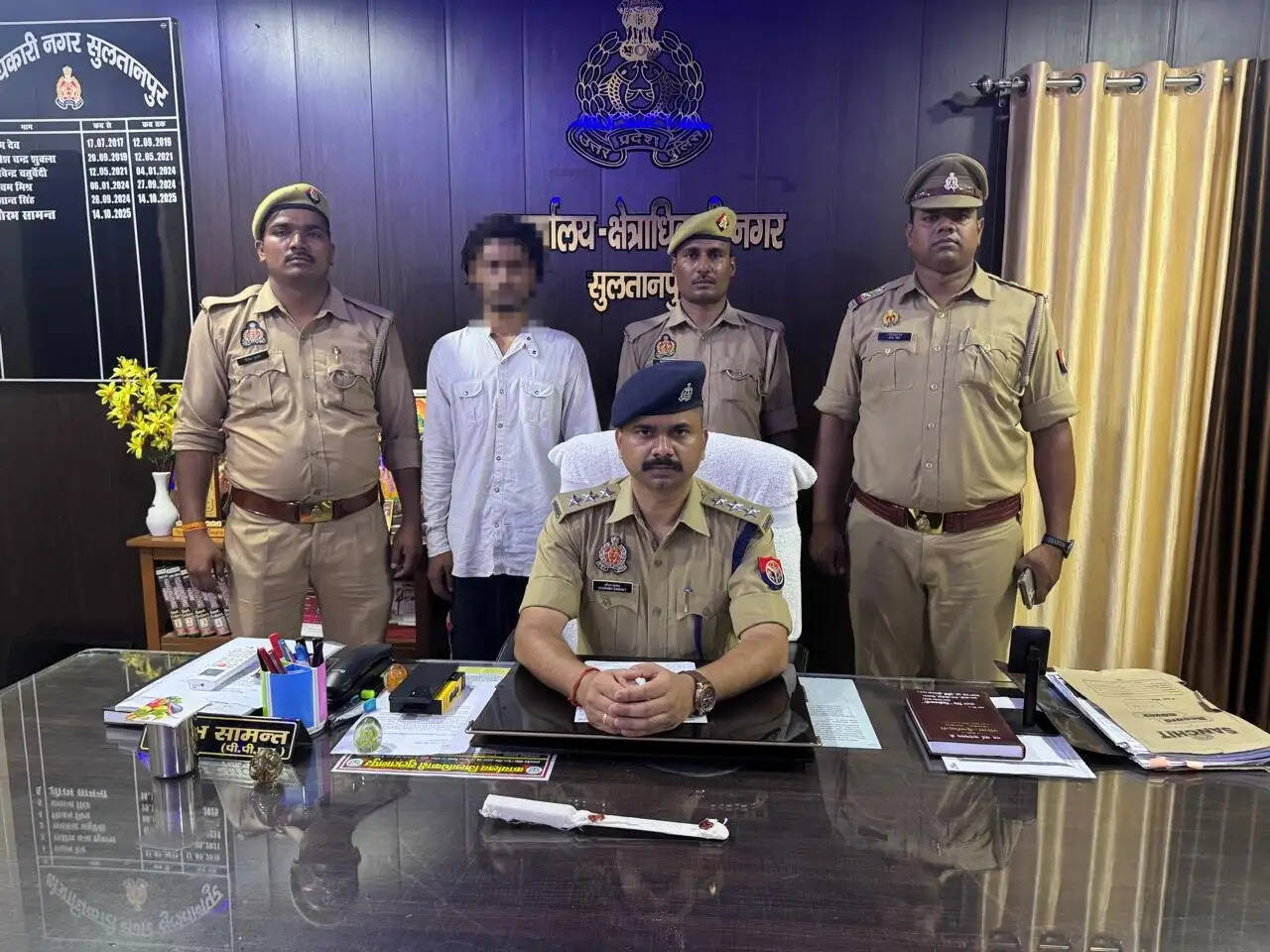पचीस हजार के ईनामी बदमाश को पुलिस ने किया गिरफ्तार, जेल