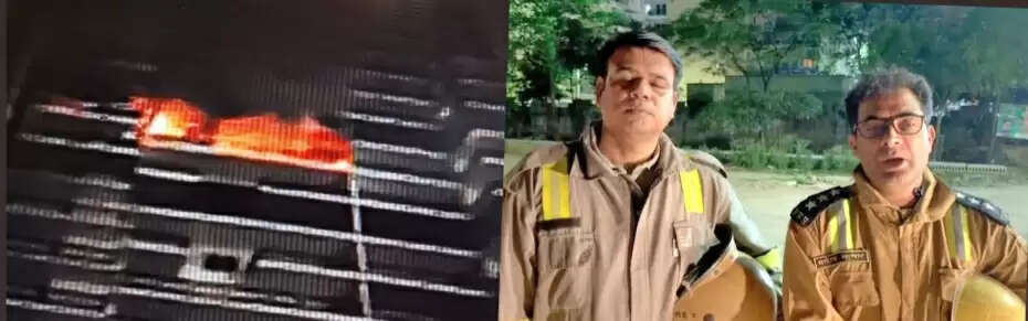 प्लास्टिक के पार्ट्स बनाने वाली फैक्ट्री में लगी आग