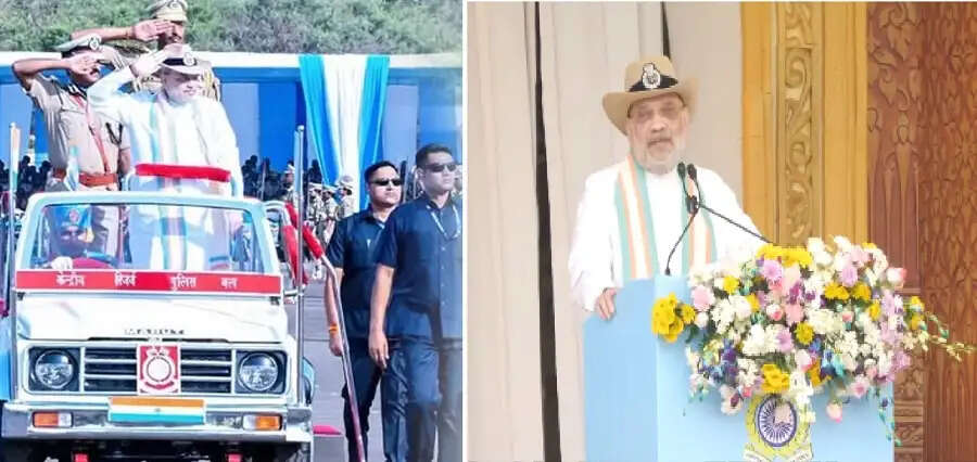 सीआरपीएफ के स्थापना समारोह में शामिल हुए केंद्रीय गृह मंत्री अमित शाह