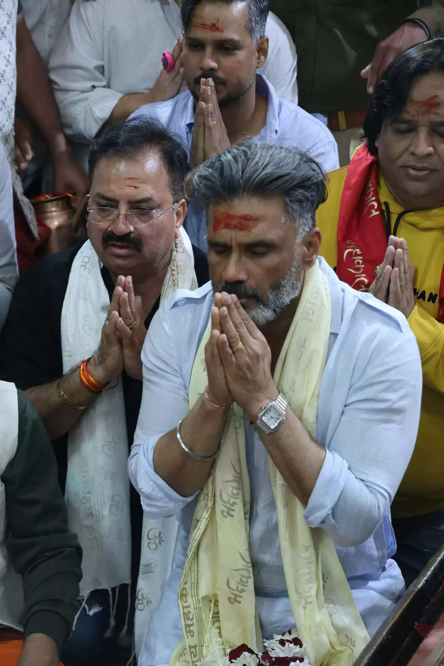 सुनील शेट्टी ने किए बाबा महाकाल के दर्शन