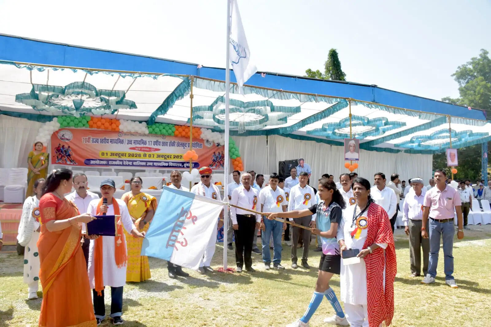 लक्ष्मण मैदान में प्रदेश की 640 बेटियों ने दिखायेंगी दमखम, 37 टीमों के बीच हॉकी का रोमांच शुरू