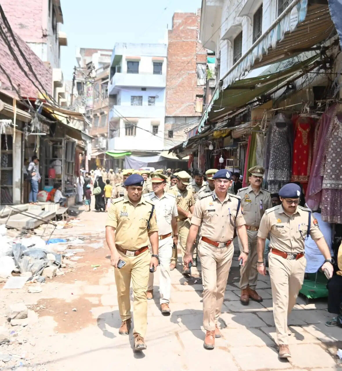 वाराणसी कमिश्नरेट पुलिस ने दालमंडी में बनाया सुरक्षा घेरा, मस्जिदों पर होगी कार्यवाही