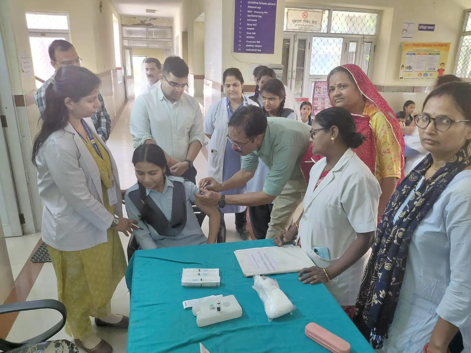 बालिकाओं के एचपीवी टीकाकरण अभियान शुरू