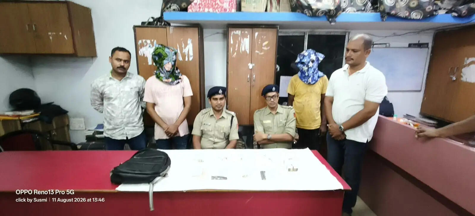 टीटागढ़ में हथियारों के साथ दो गिरफ्तार, दो पिस्तौल और 17 कारतूस बरामद