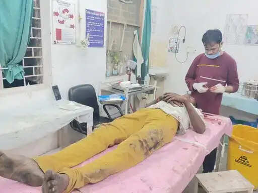 अनूपपुर: दो बाइकों की आमने-सामने की भिड़ंत, पांच घायल