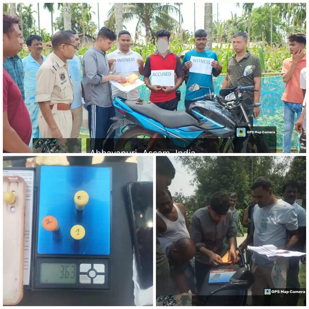 बंगाईगांव पुलिस ने ड्रग्स तस्कर को किया गिरफ्तार, ब्राउन शुगर, सिरिंज और बाइक बरामद