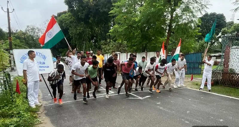 'हर घर तिरंगा' अभियान के तहत प्रथम वाहिनी एसएसबी की मिनी मैराथन और देशभक्ति दौड़ आयोजित