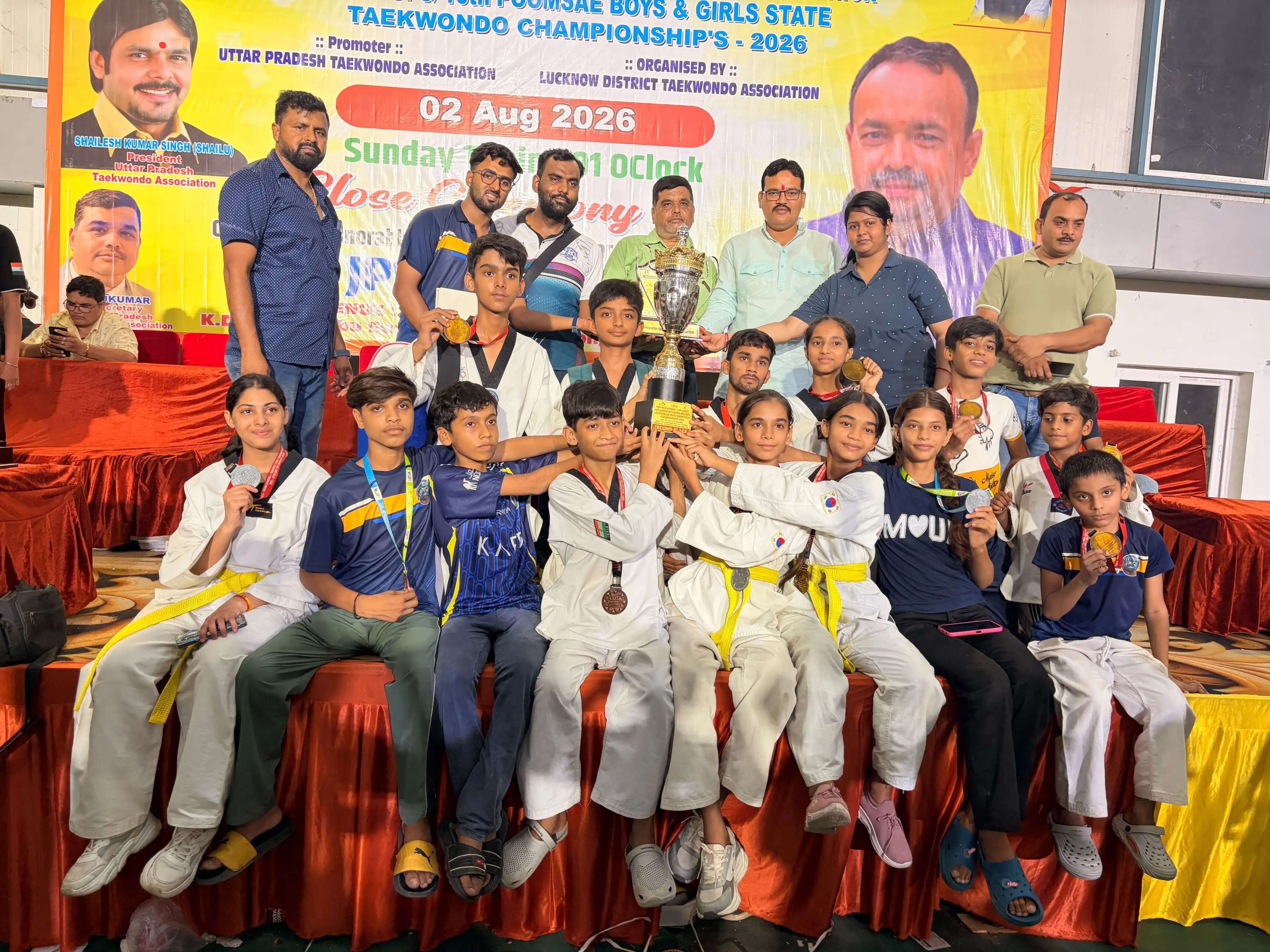उप्र राज्य ताइक्वांडो प्रतियोगिता में मुरादाबाद का दूसरा स्थान, पदकों की हुई बौछार