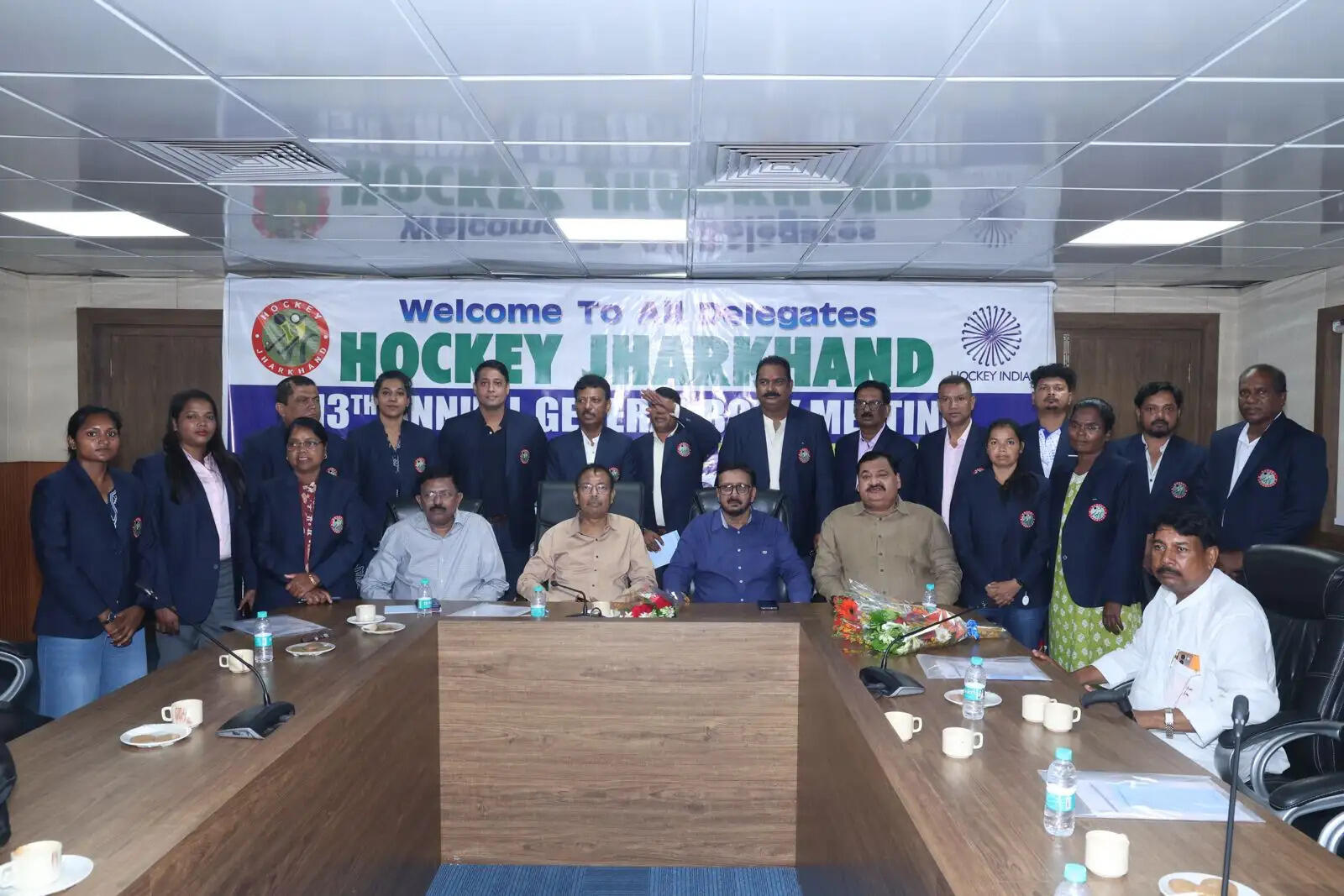 हॉकी झारखंड की नई कार्यकारिणी निर्विरोध निर्वाचित, भोलानाथ सिंह लगातार चौथी बार बने अध्यक्ष