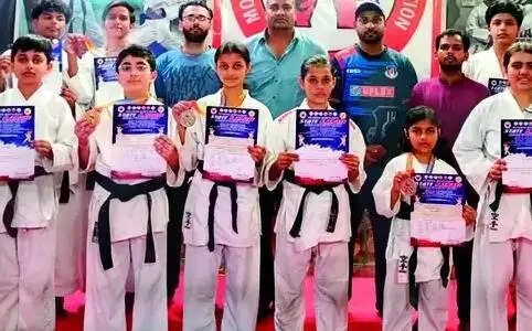 राज्य स्तरीय कराटे प्रतियोगिता में मुरादाबाद के खिलाड़ियों का शानदार प्रदर्शन