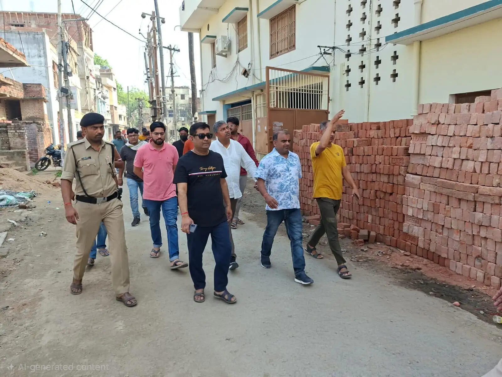 महापौर और नगर आयुक्त ने किया सड़कों का निरीक्षण