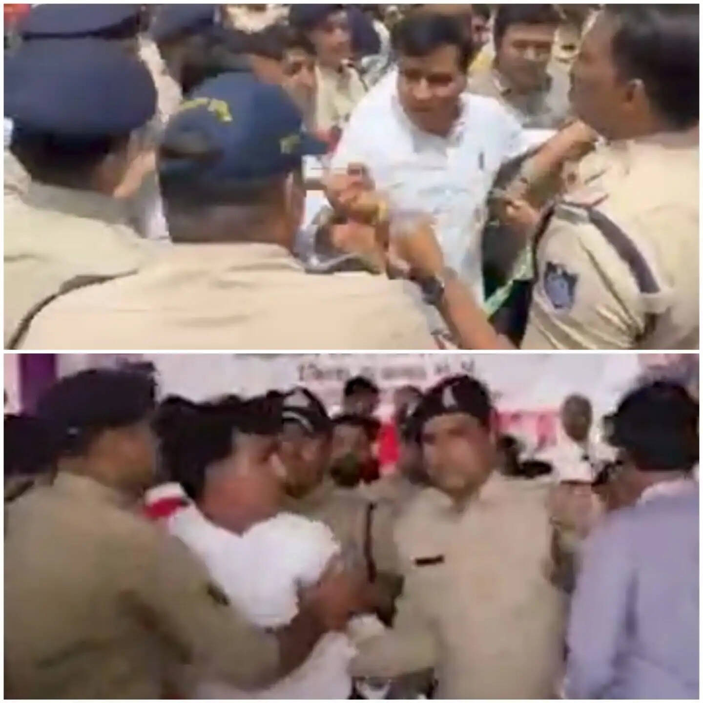 राजगढ़ः शासकीय कार्यक्रम में बवाल,मंच पर भाजपा-कांग्रेस नेताओं में तीखी नोकझोंक