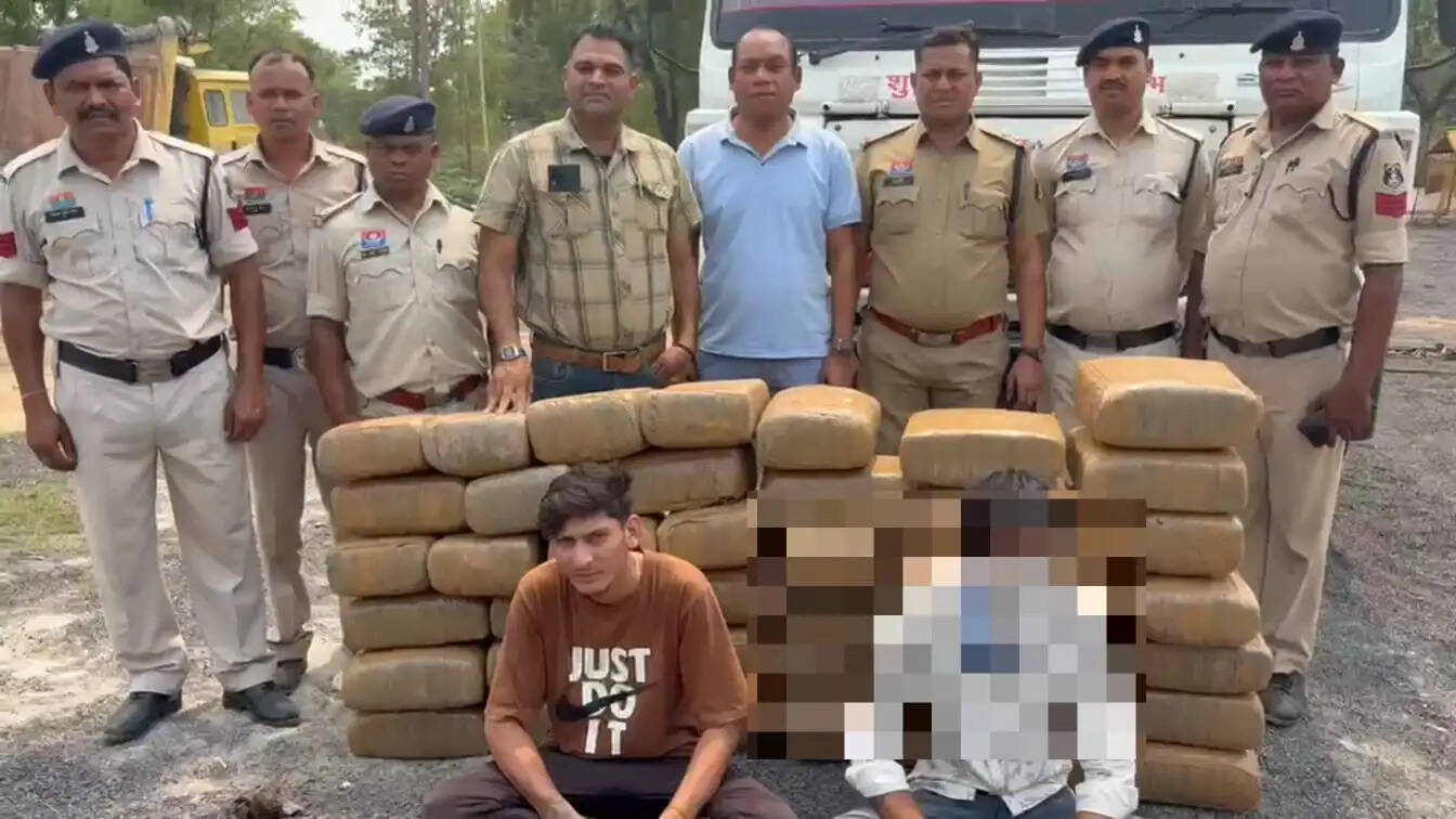 ओडिशा से राजस्थान ले जाया जा रहा 1.44 करोड़ का गांजा जब्त, दाे अंतर्राज्यीय तस्कर गिरफ्तार