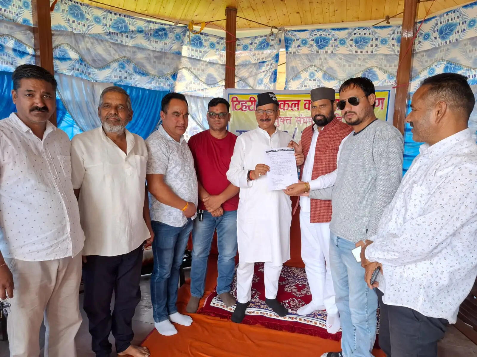 जन जागरण सत्याग्रह को विधायक किशोर ने दिया समर्थन