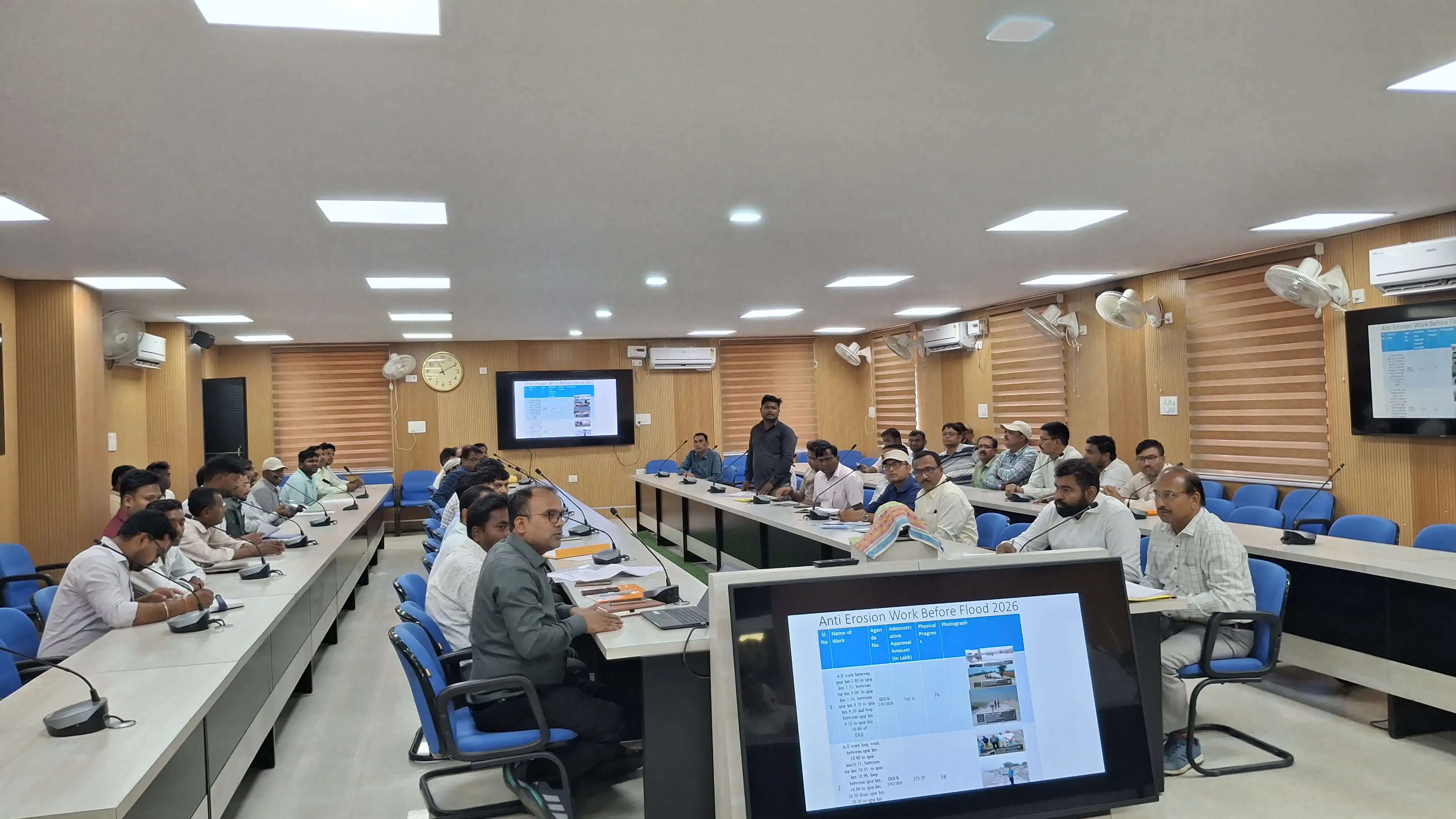 संभावित बाढ़-2026 को लेकर कटाव निरोधी कार्यों की समीक्षा