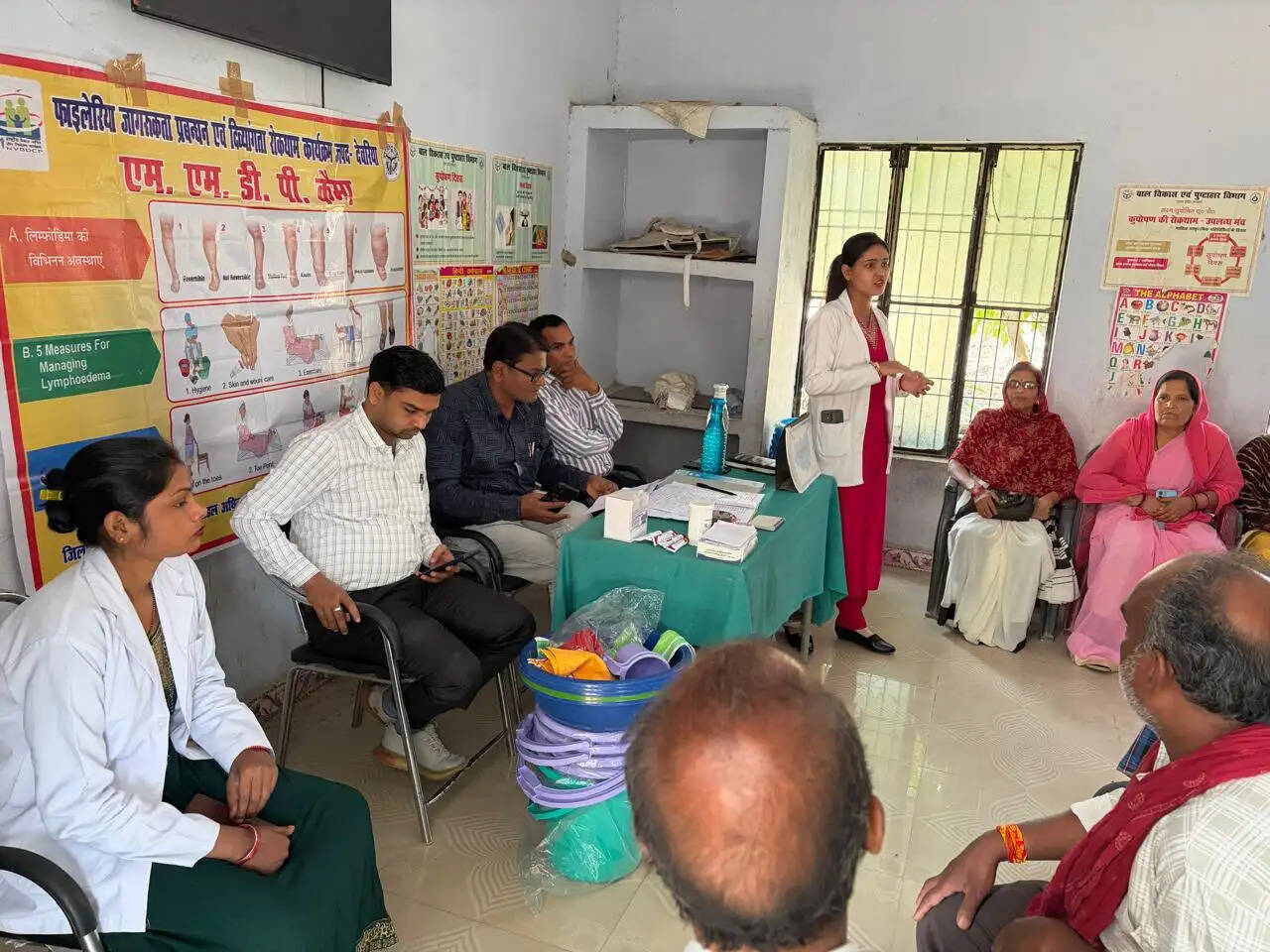 नियमित व्यायाम से कम हो रही हाथीपांव की सूजन