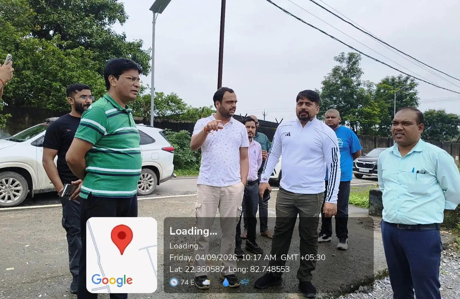 इंडस्ट्रियल एरिया में बड़े पैमाने पर होगा वृक्षारोपण, आयुक्त ने किया स्थल निरीक्षण