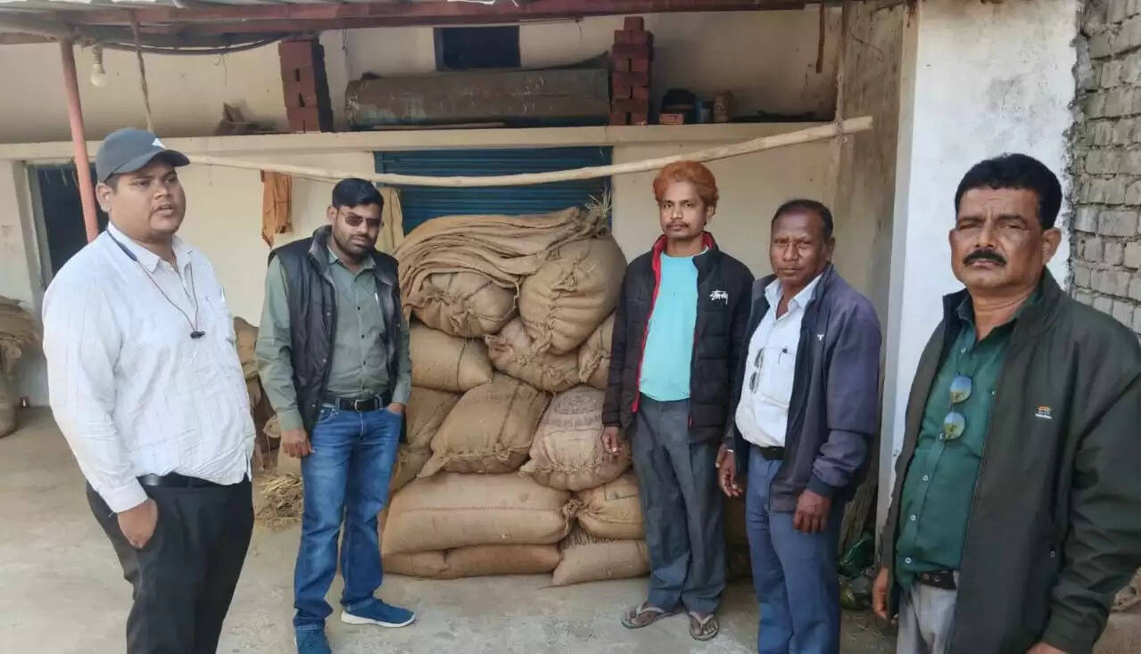 जांजगीर-चांपा में अवैध धान पर जिला प्रशासन की बड़ी कार्रवाई, दो स्थानों से कुल 102 क्विंटल धान जब्त