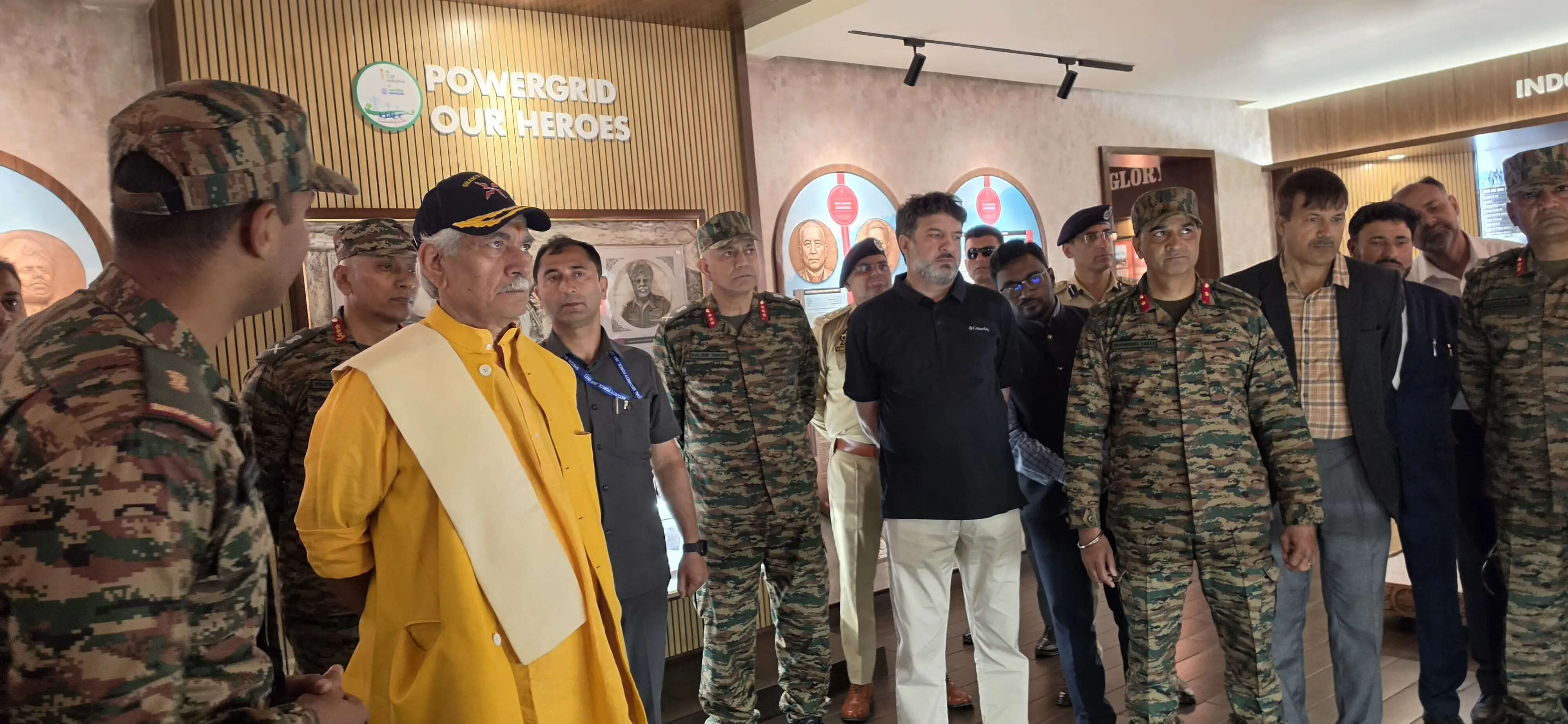 उपराज्यपाल ने कुपवाड़ा के तंगधार में एसएम हिल पर 'शौर्य गाथा' परिसर का किया उद्घाटन