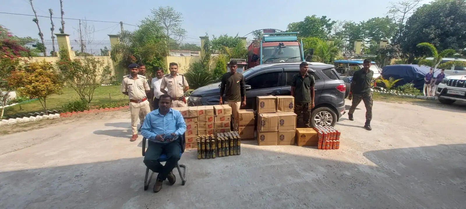 सुपौल में उत्पाद विभाग की बड़ी कार्रवाई, 404.36 लीटर शराब सहित अन्य नशीले पदार्थ जब्त