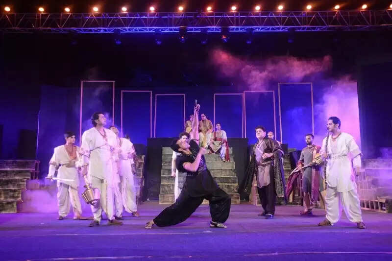 महाभारत समागम के पांचवें दिन जय, अभिमन्‍यु वध और अंधायुग का हुआ मंचन