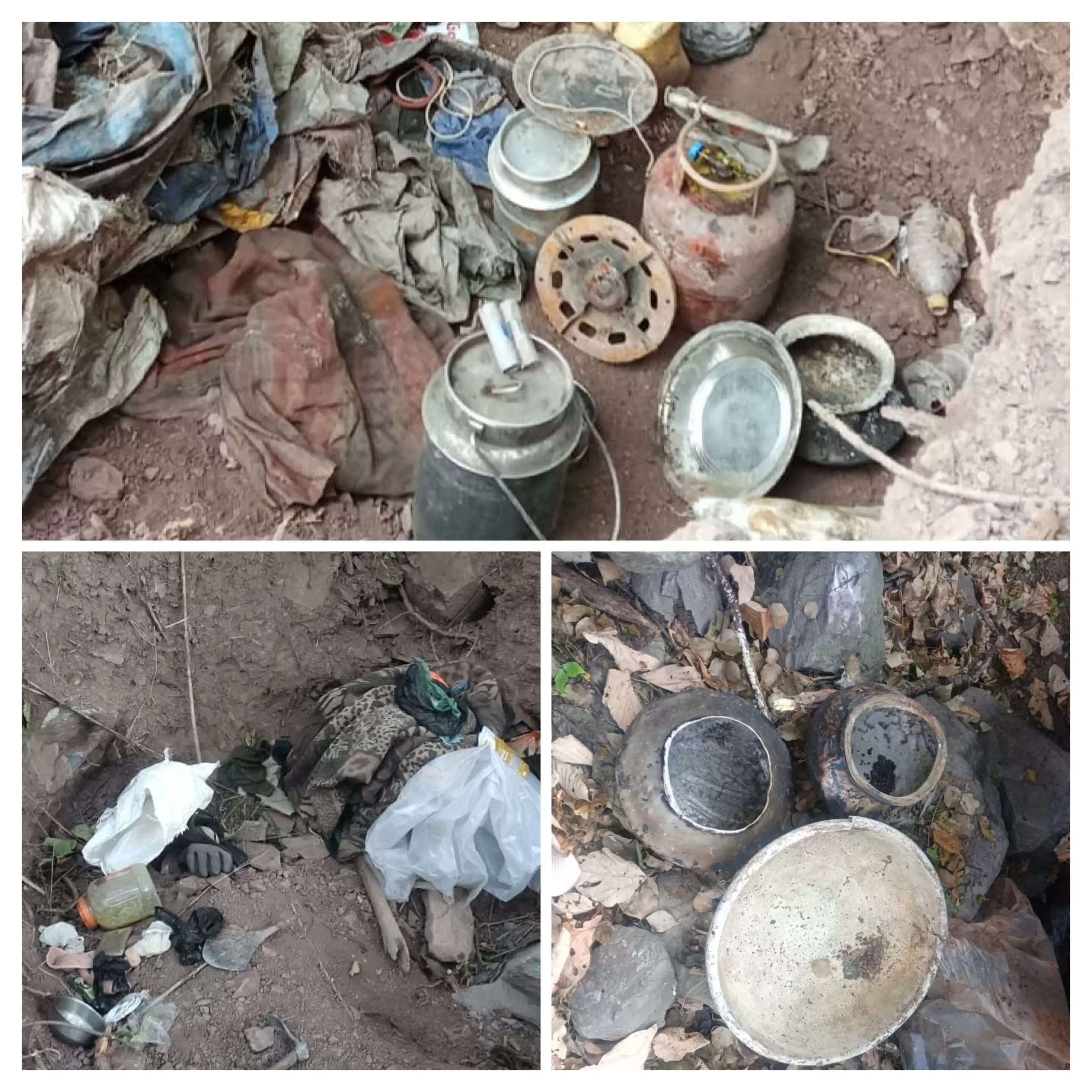 कठुआ में आतंकियों के तीन ठिकाने ध्वस्त, सर्च ऑपरेशन जारी