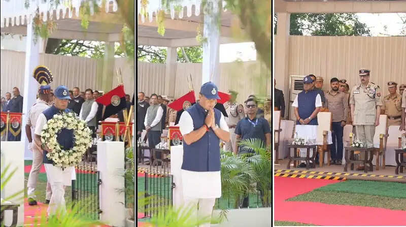 पुलिस स्मृति दिवस पर मुख्यमंत्री ने 900 से अधिक पुलिसकर्मियों को दी श्रद्धांजलि