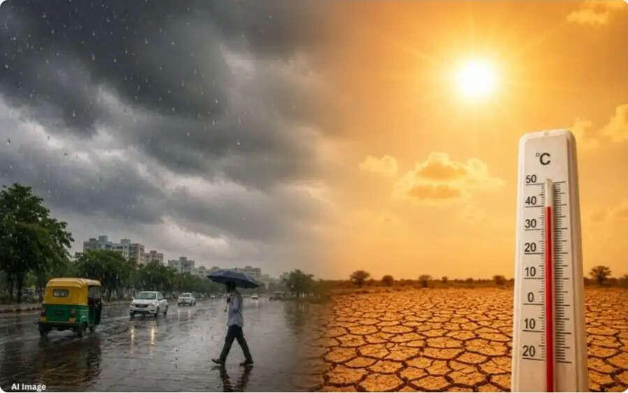 गुजरात के छह जिलों में बारिश की संभावना