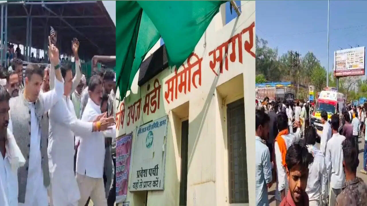 सागरः गेहूं खरीदी में देरी पर भड़के किसानों ने किया चक्काजाम, जीतू पटवारी ने कलेक्टर को फोन कर दी चेतावनी