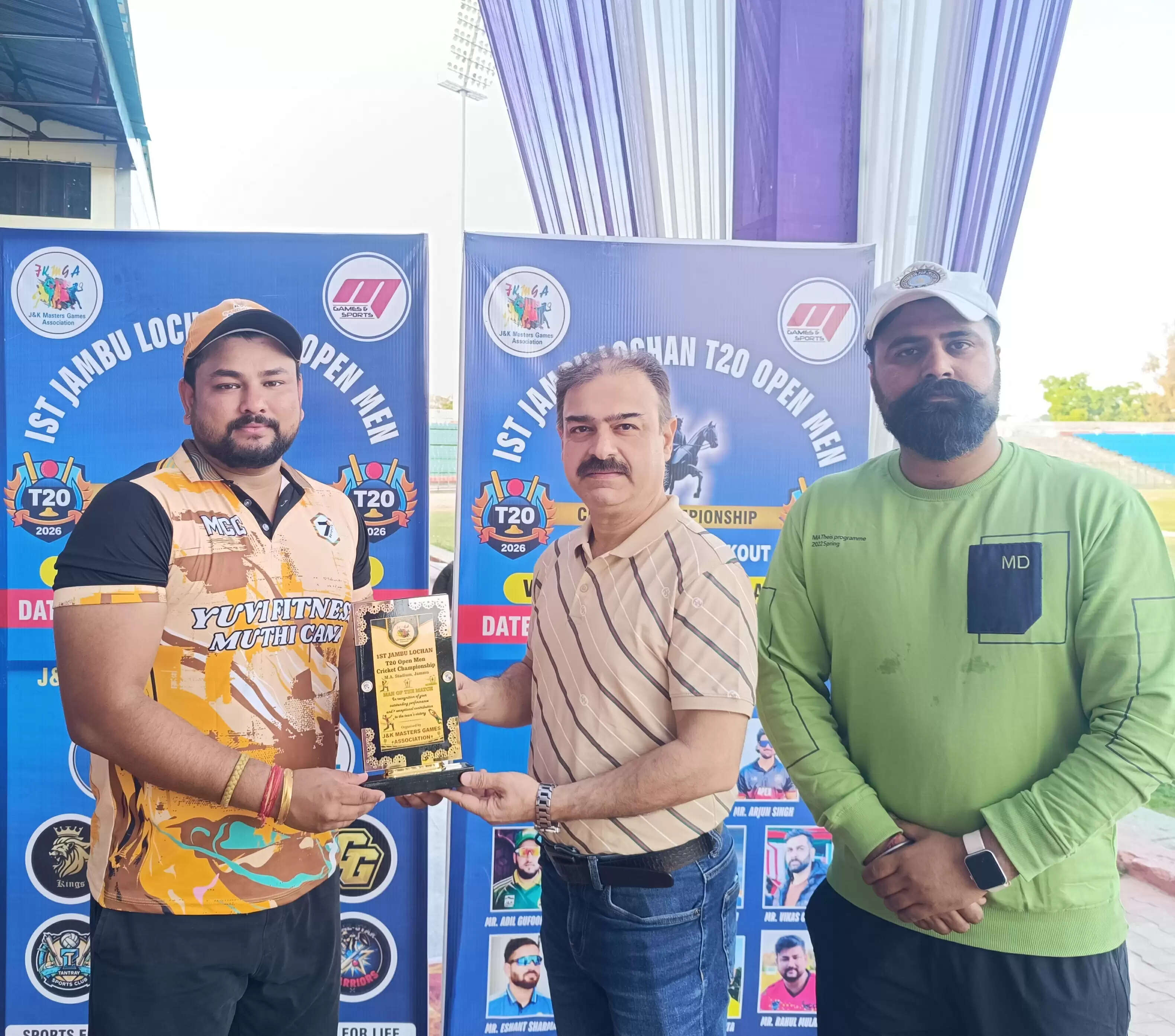 जंबू लोचन टी-20 टूर्नामेंट में मुलान क्रिकेट क्लब की शानदार जीत, राजौरी टाइटंस को 119 रनों से हराया