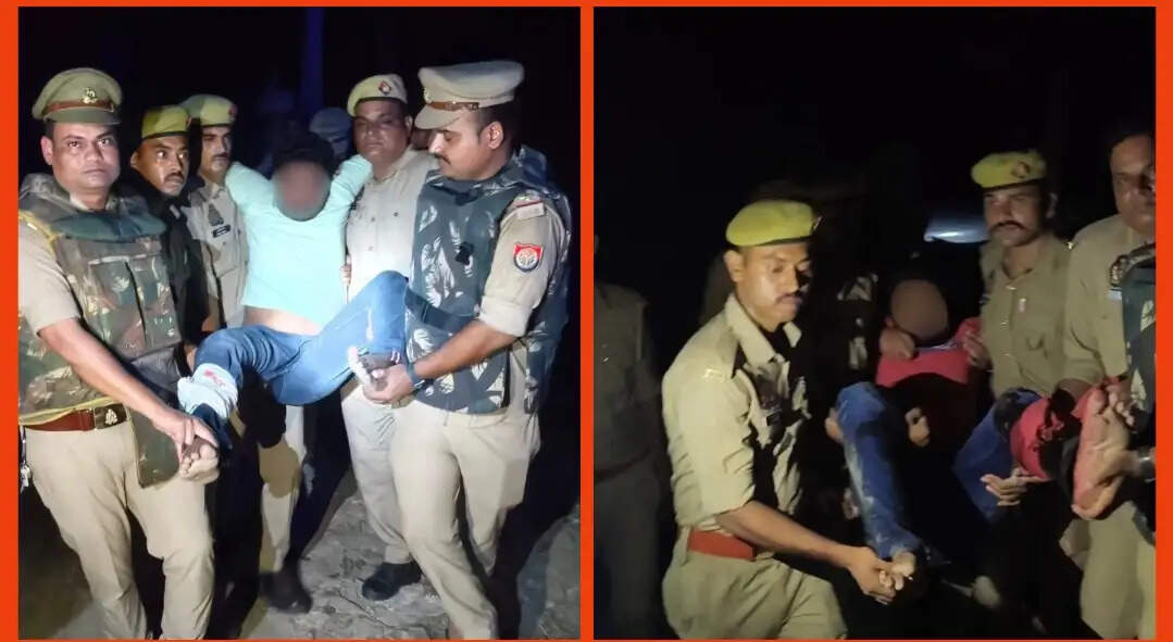 पुलिस मुठभेड़ में दो गोतस्कर घायल, गिरफ्तार