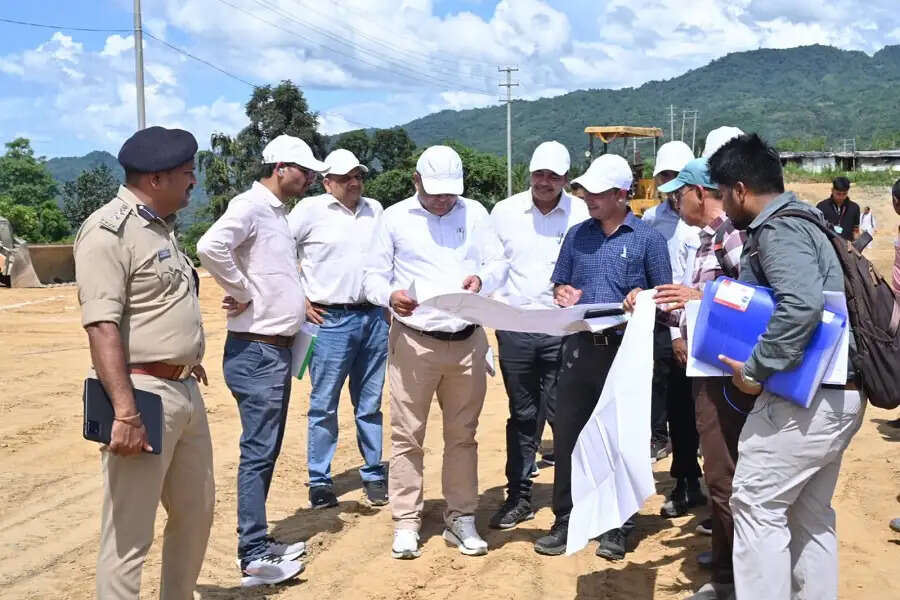 पूसीरे के महाप्रबंधक (निर्माण) ने बइरबी सायरंग लाइन का किया निरीक्षण