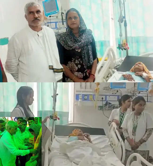 मथुरा : सास को 84 कोसी परिक्रमा कराने वाली बहू का हुआ भव्य स्वागत