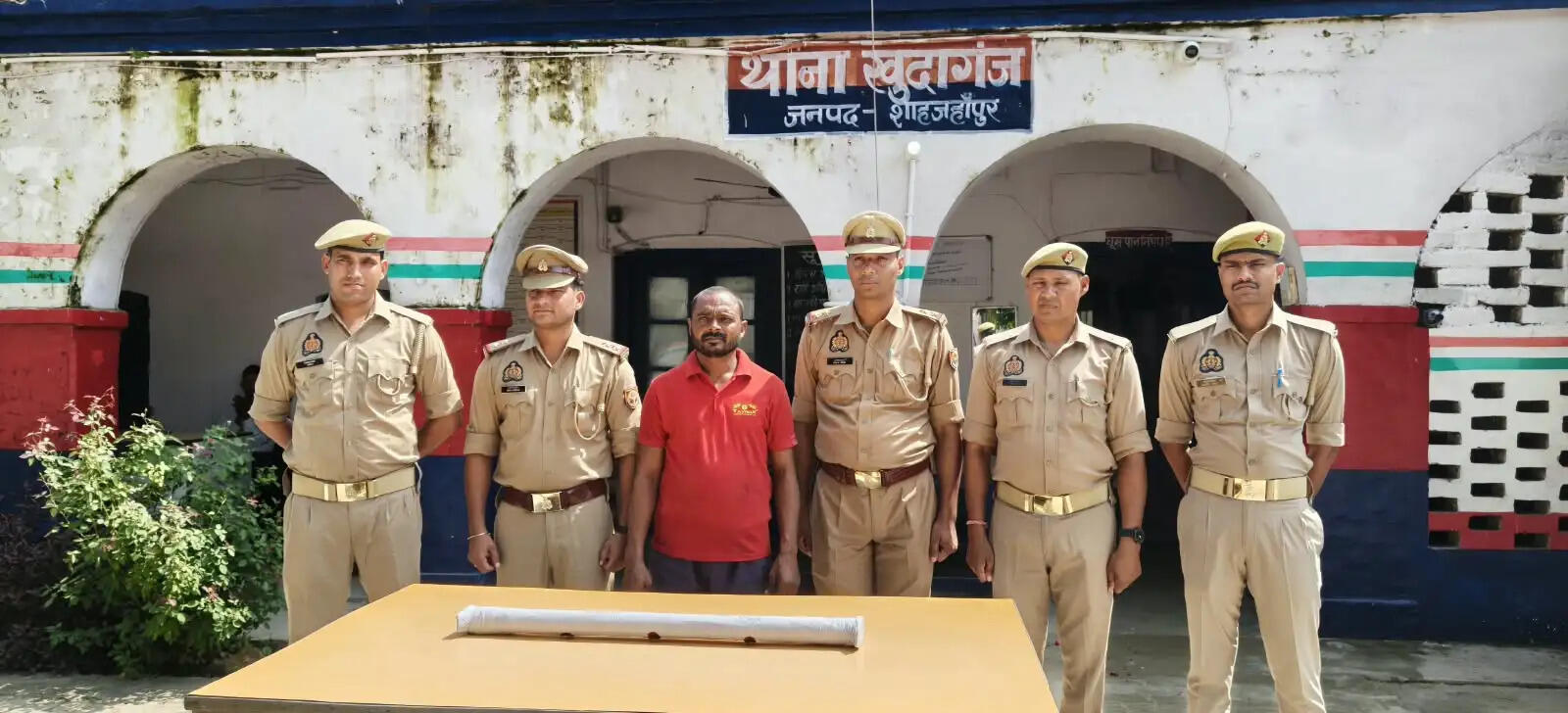 शाहजहांपुर में दो साधुओं की हत्या के मामले में आरोपित गिरफ्तार, वारदात में प्रयुक्त रॉड भी बरामद