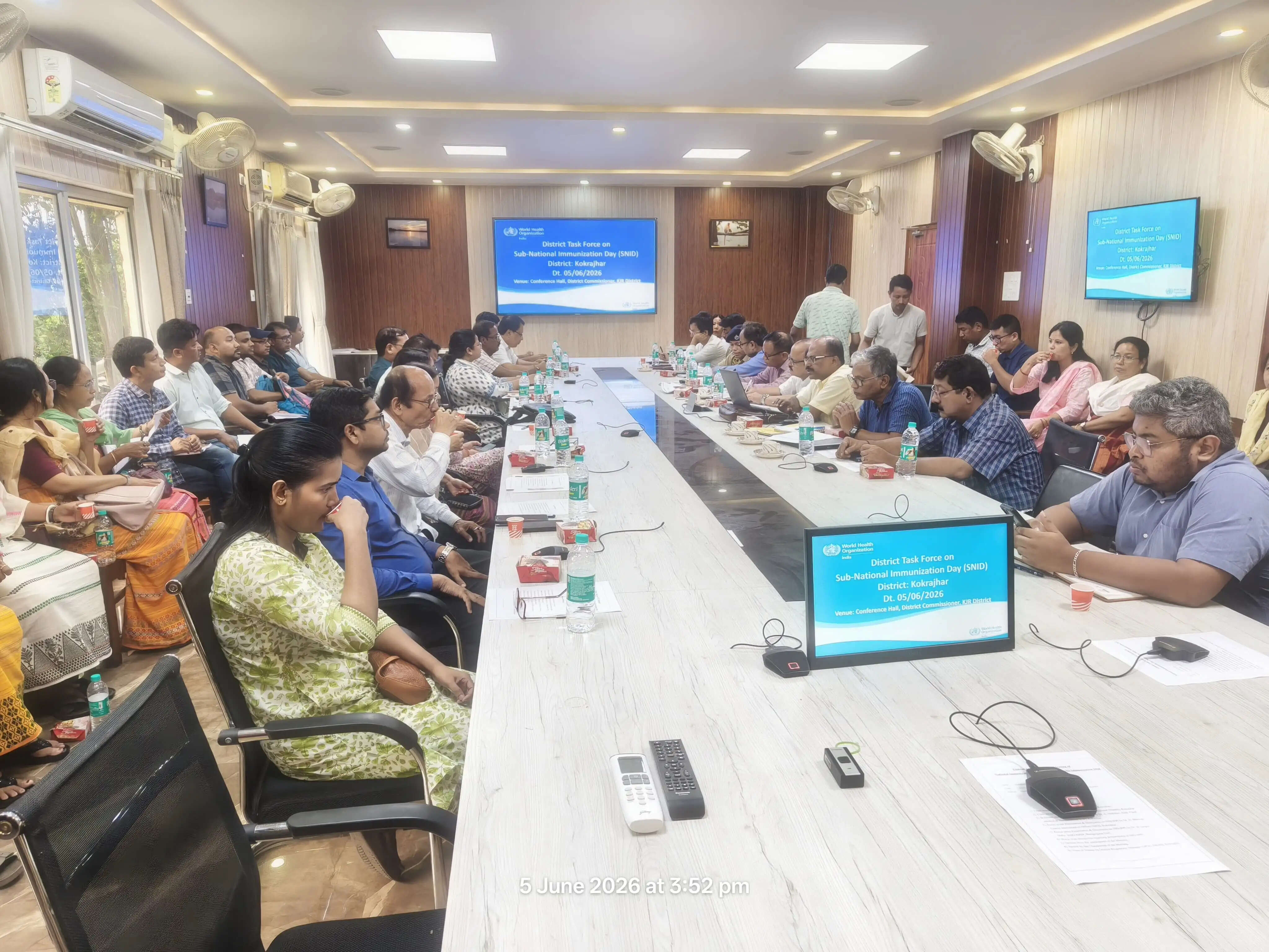 राष्ट्रीय टीकाकरण दिवस की तैयारियों की समीक्षा, कोकराझाड़ में 1.21 लाख बच्चों को पोलियो खुराक देने का लक्ष्य